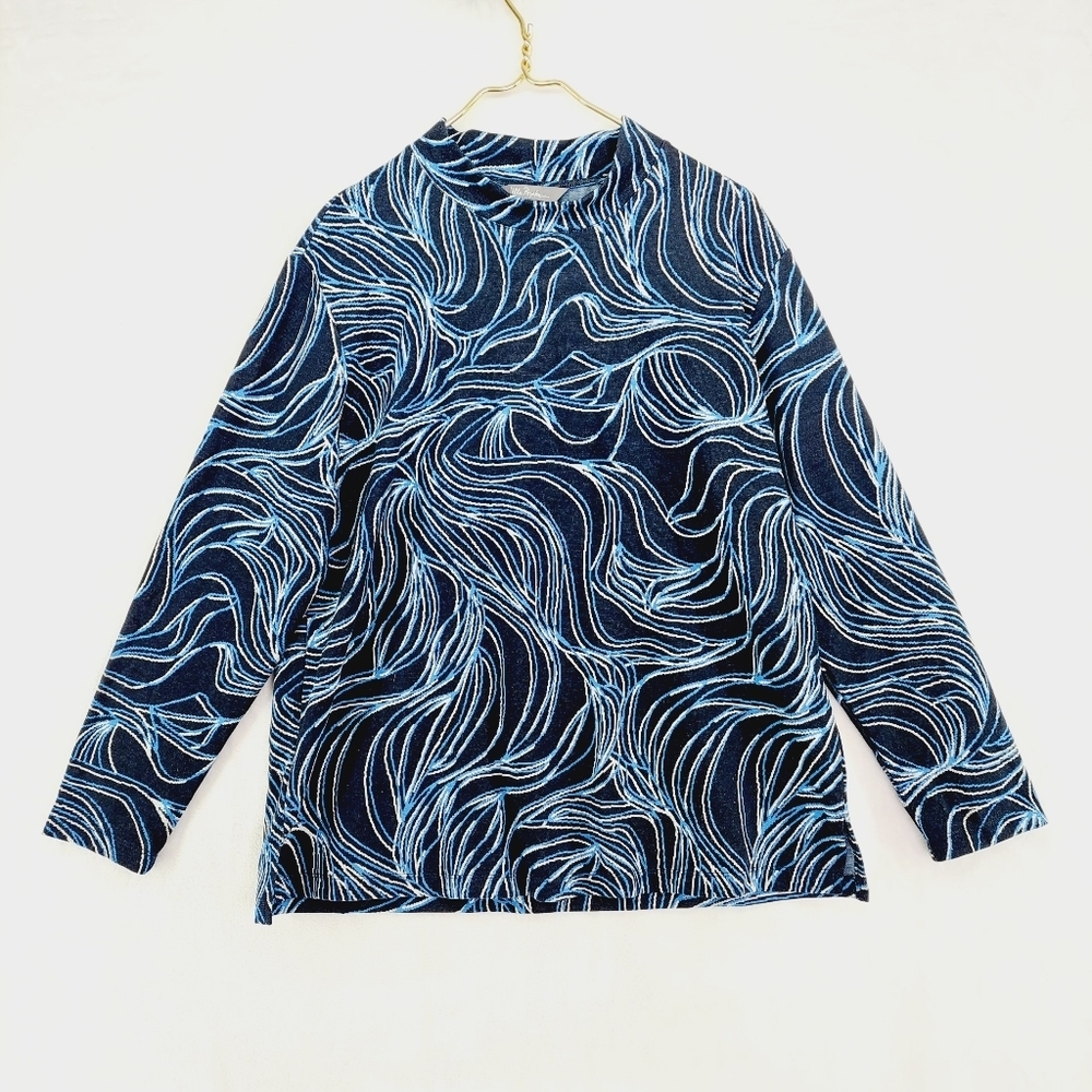 Ulla Popken Long Sleeve Top Blouse P413